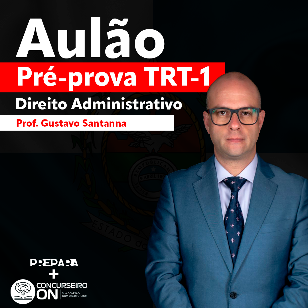 Logo TRT 1 RJ Revisão de Direito Administrativo