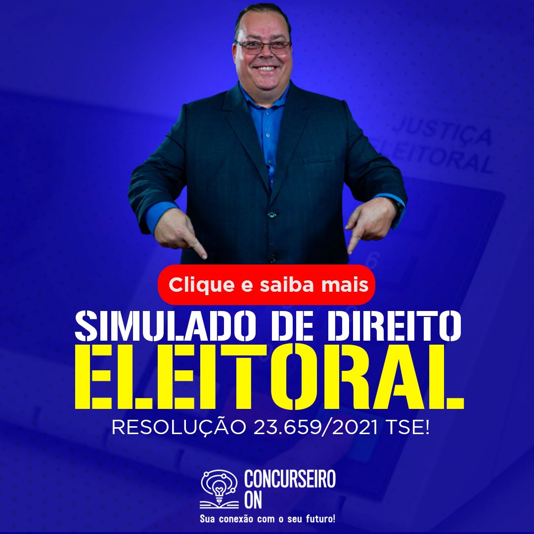 Logo SIMULADO DE DIREITO ELEITORAL - 2023