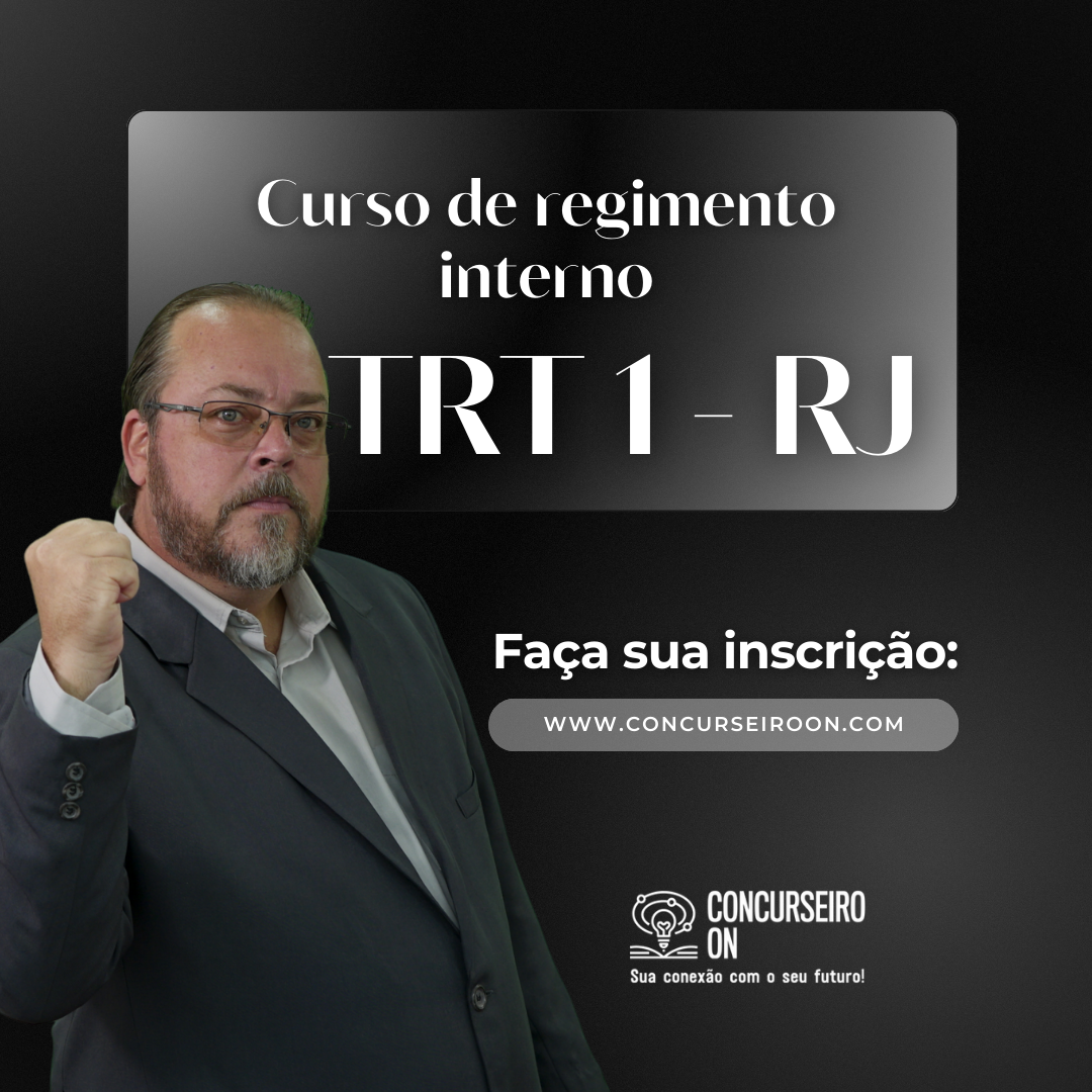 Logo REGIMENTO INTERNO DO TRT-1 RJ!