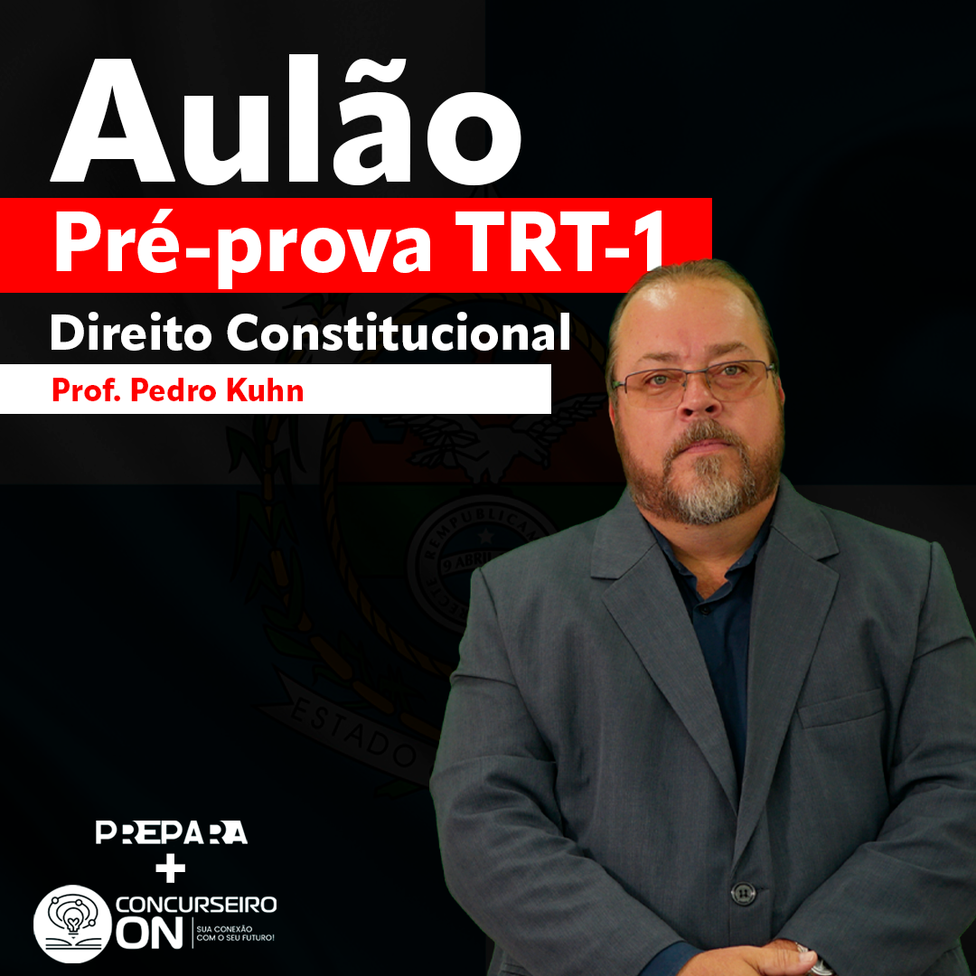 Logo TRT-1 RJ Direito Constitucional