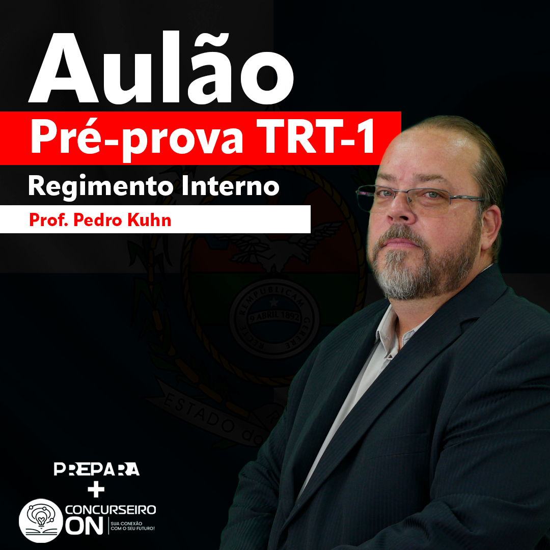 Logo REGIMENTO INTERNO DO TRT-1 RJ!