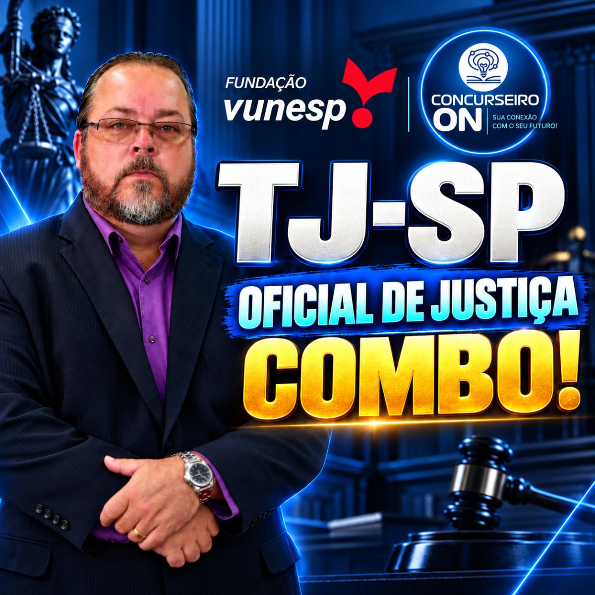 TJ-SP - COMBO OFICIAL DE JUSTIÇA
