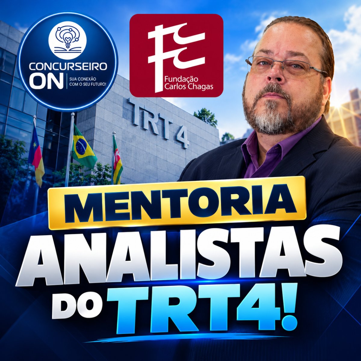 Mentoria para os Analistas do TRT-4!