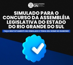 Logo SIMULADO DE DIREITO CONSTITUCIONAL PARA A ASSEMBLEIA LEGISLATIVA DO RS (CONFORME PERFIL DA FUNDATEC)